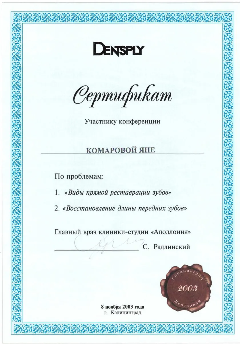 Сертификат Комаровой Я.П. _668_page-0001